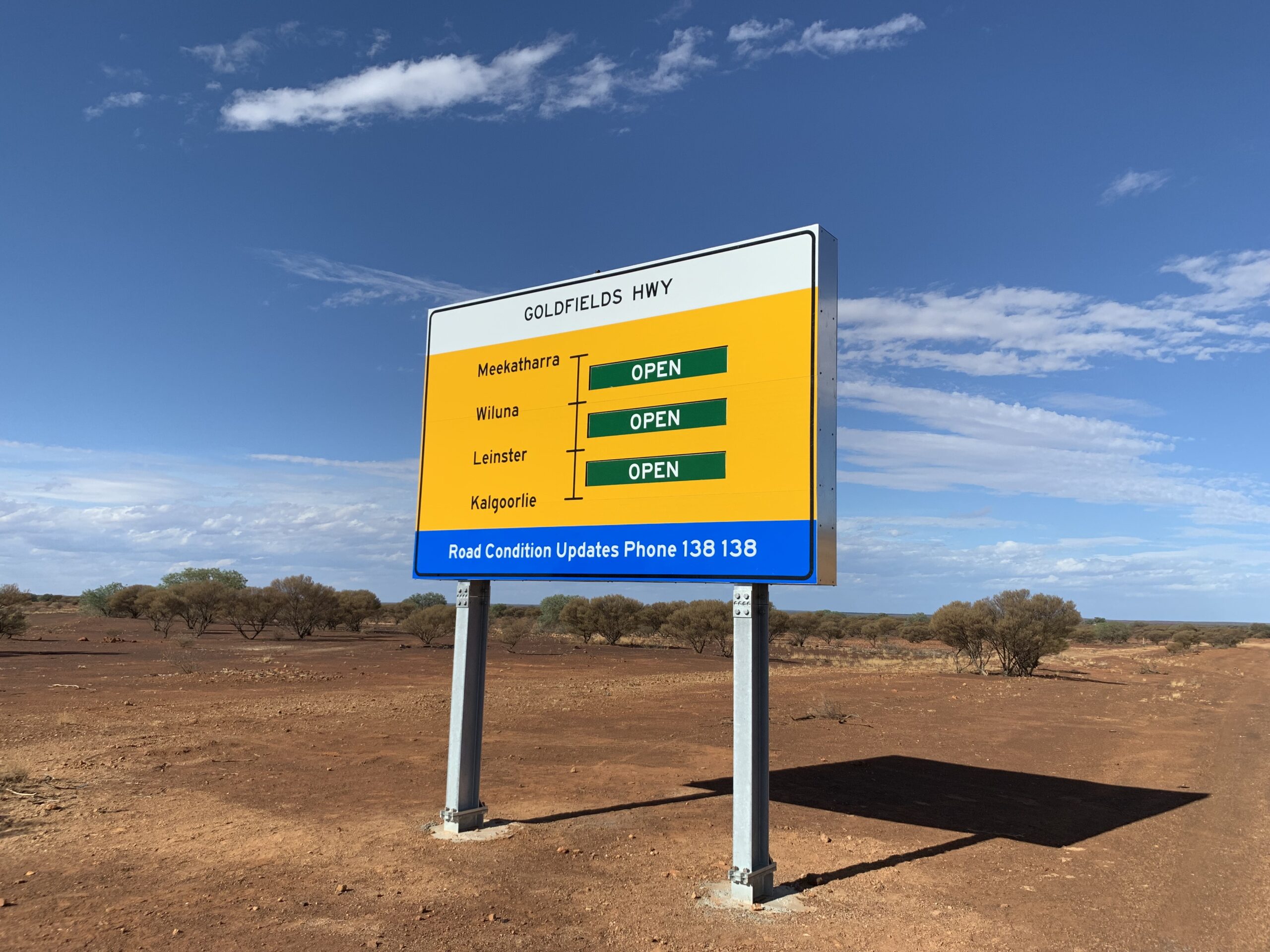 Remote control signage designed for the toughest remote area service.